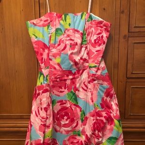 Lilly Pulitzer strapless dress